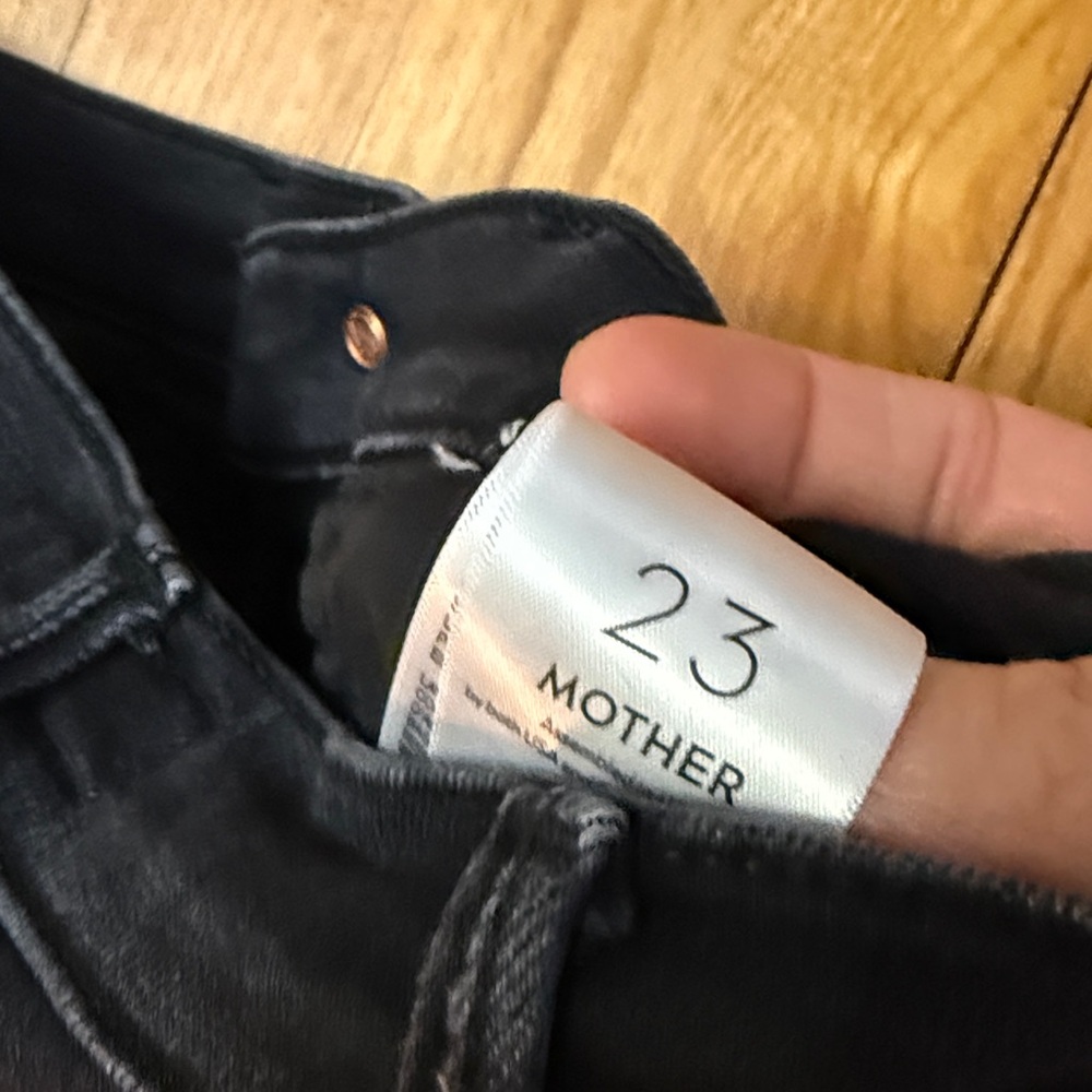 MOTHER Jeans The Hustler Ankle Fray Size 23 Encounters At Night - Picture 4 of 8